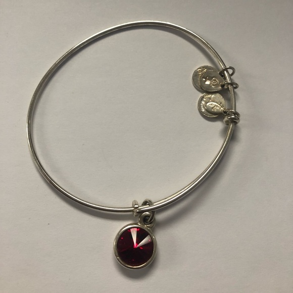 Alex and ani garnet birthstone bracelet - Picture 1 of 3